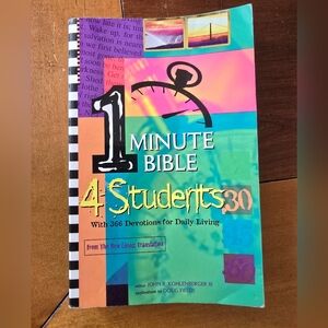 1 Minute Bible 4 Students, 1998, used